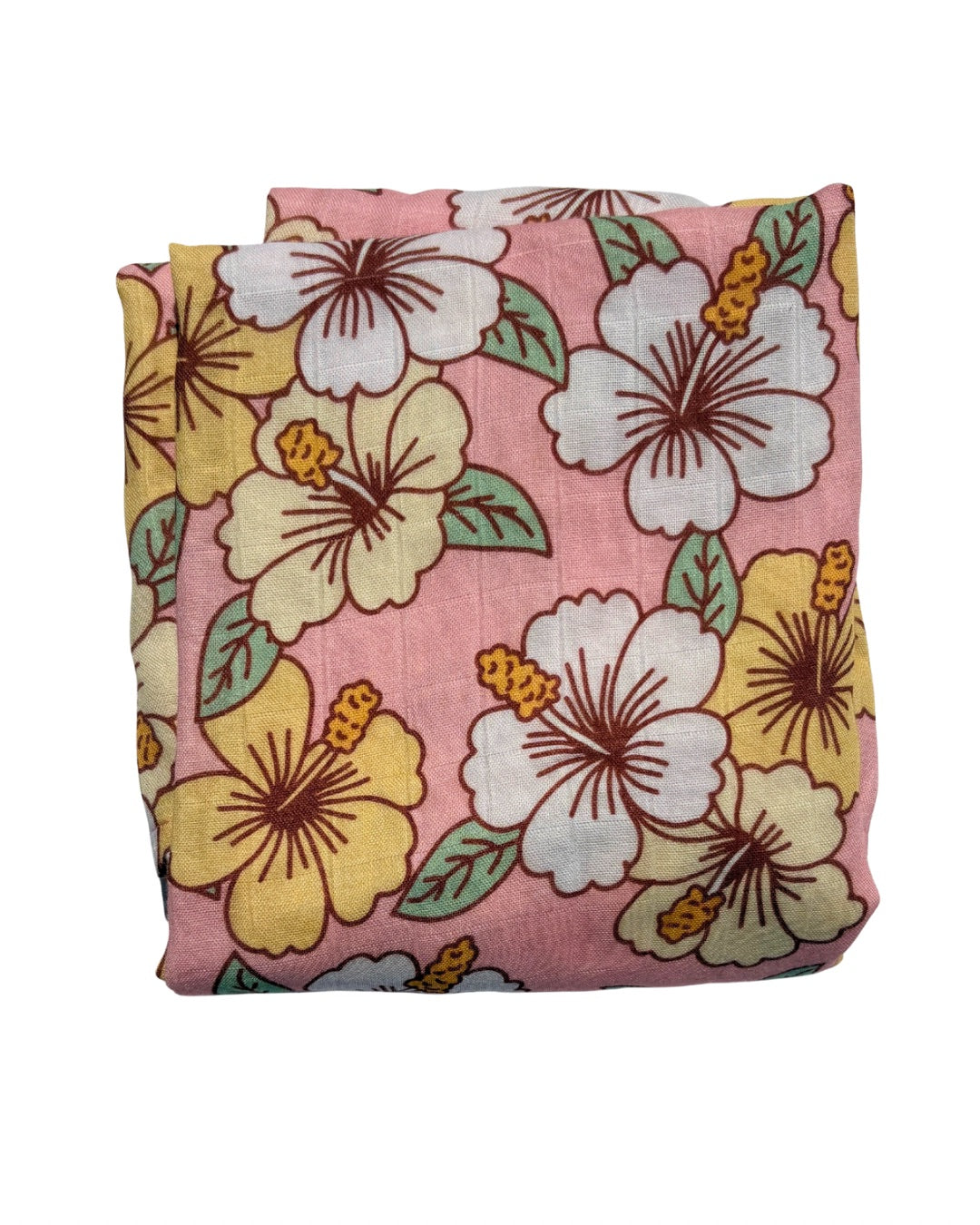 Hibiscus Bloom Swaddle Blanket