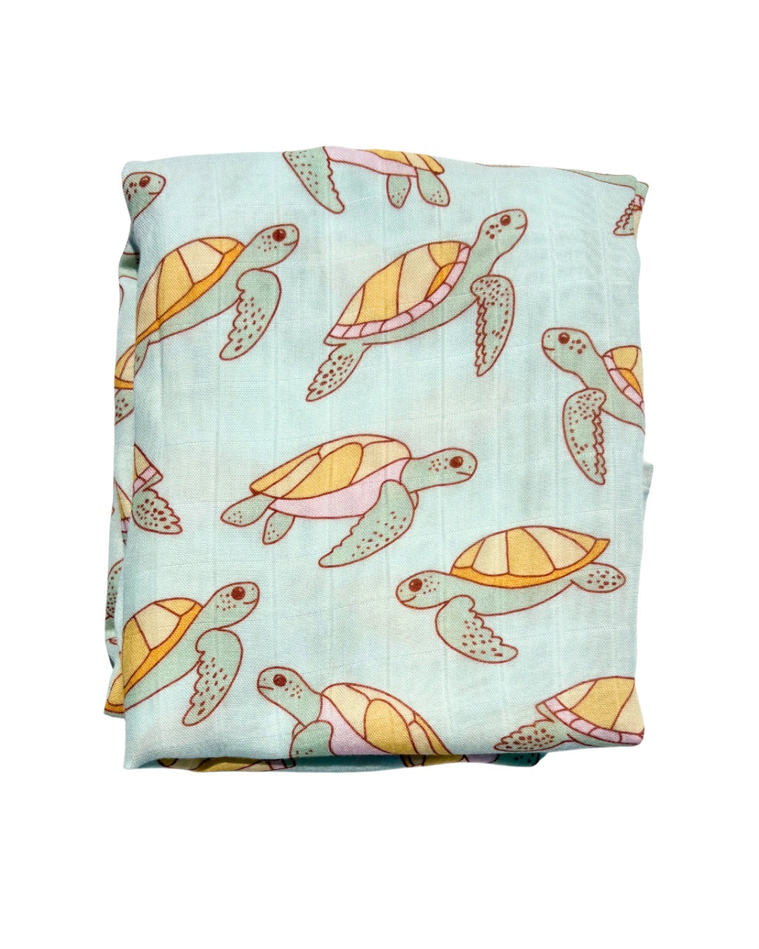 Happy Turtles Swaddle Blanket