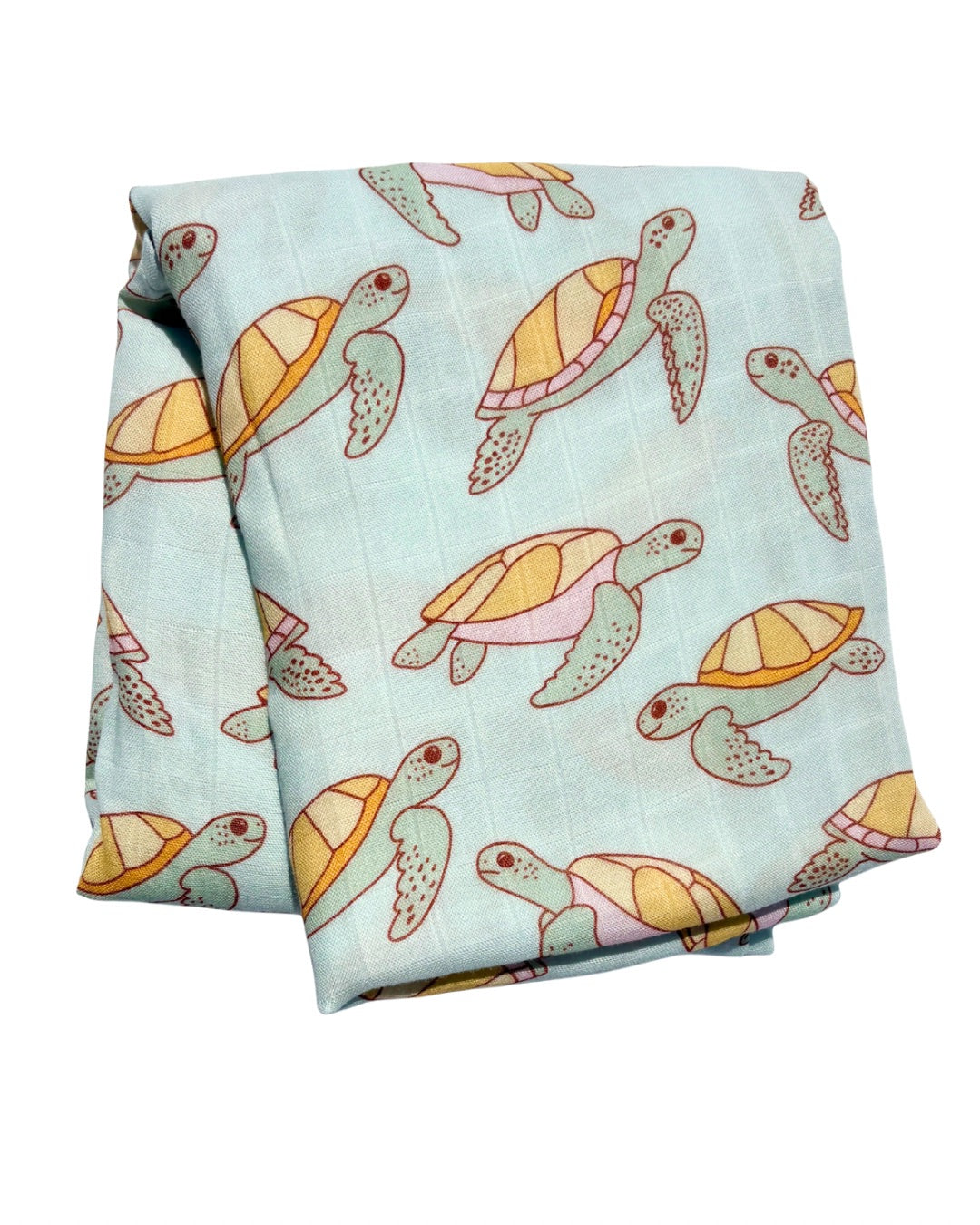 Happy Turtles Swaddle Blanket